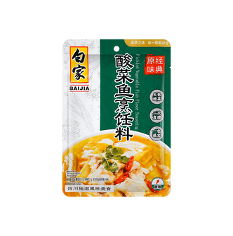 白家酸菜魚底料 BJ Pickle Cabbage Fish Sauce 200g x 30