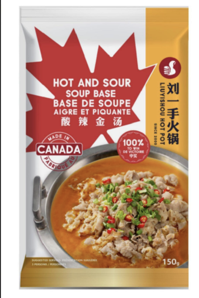劉一手酸辣金湯 150g LYS Hot Sour Soup Base