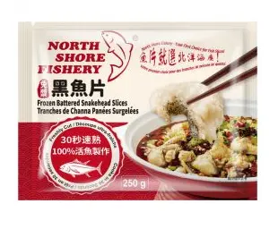 北洋海產 免漿黑魚片 250g NSF Frozen Battered Snakehead Slices 250g x 25