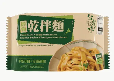 台灣味 經典乾拌麵 388g (2人份) Classic Dry Noodle with Sauce 388g x 25