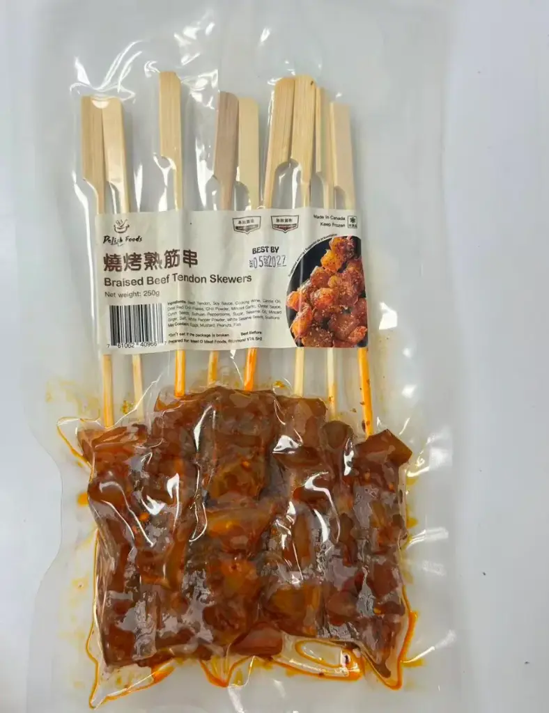 燒烤 - 燒烤熟筋串 Braised Beef Tendon Skewers 250g