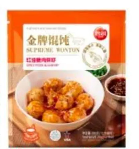 美國產思念金牌餛飩紅油豬肉鮮蝦內附紅油包 Synear Wonton Spicy Pork Shrimp 356g x 12