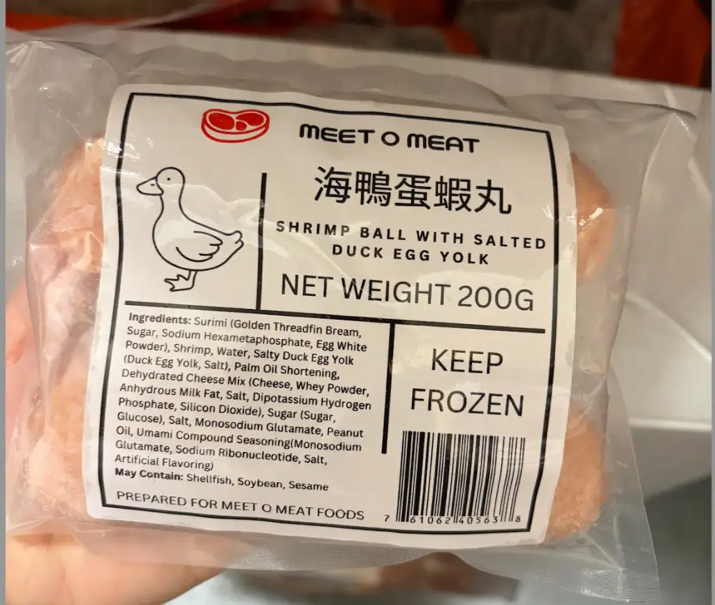 MOM 海鴨蛋蝦丸 Shrimp Ball With Salted Sea Duck Egg Yolk 200g