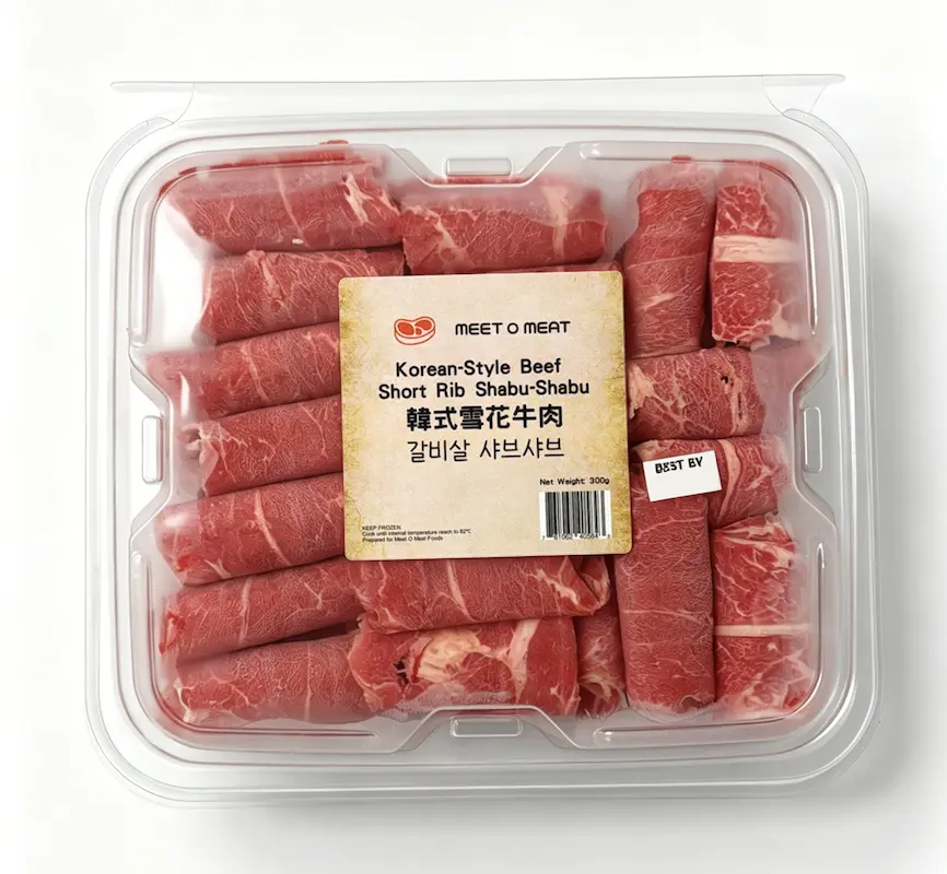 Galbi Beef Short Rib 韓式雪花牛肉卷 갈비살 샤브샤브 300g