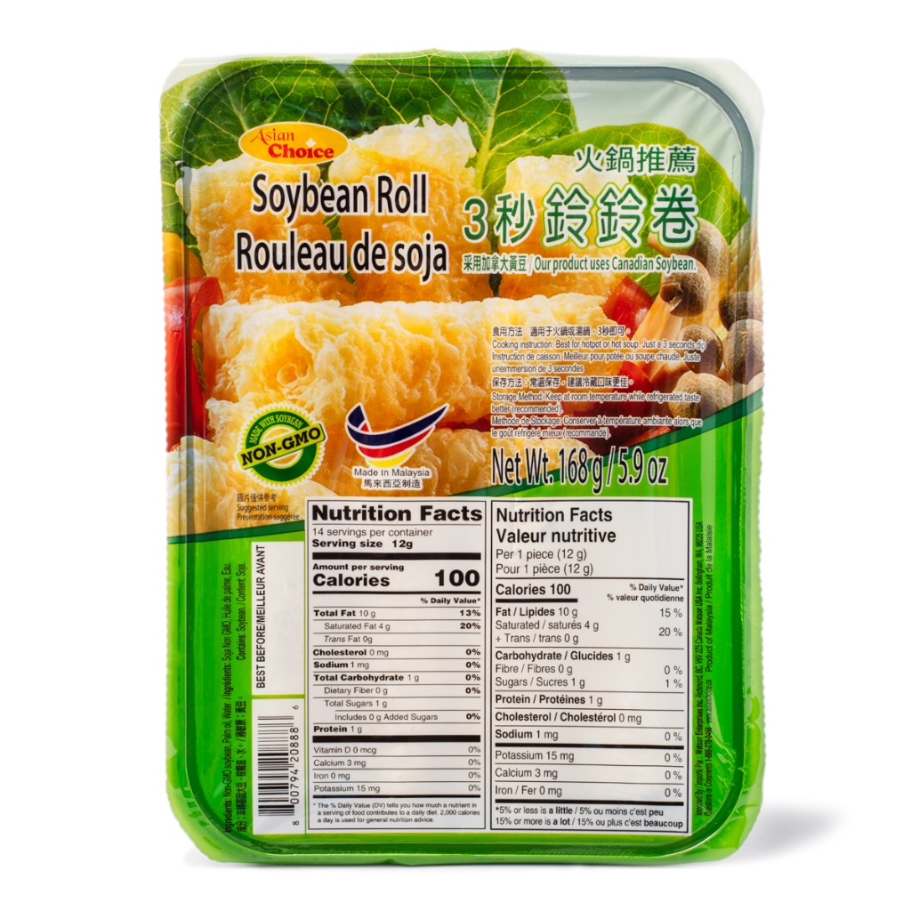 亞洲優選3秒鈴鈴卷 AC Soybean Roll 168g x 15