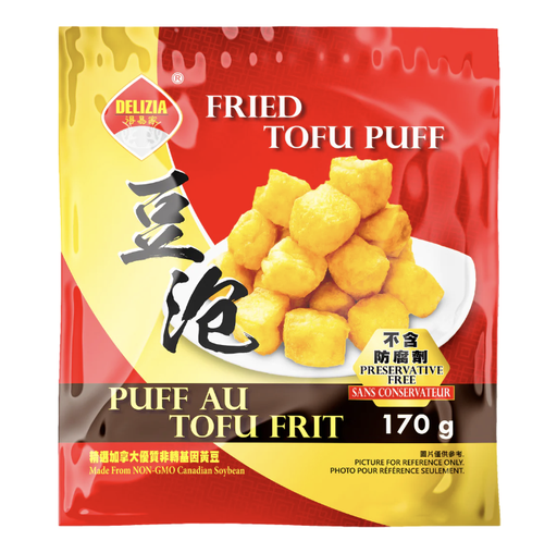 台式小豆腐泡 Tofu Puff 170g x 24