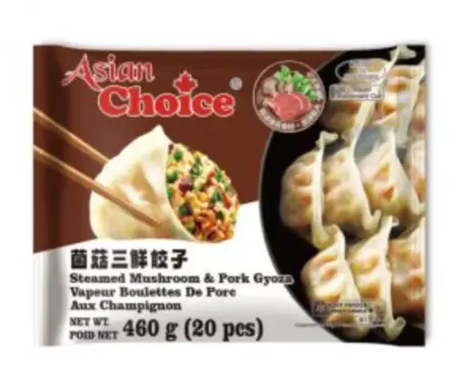[5200008] 亞洲優選菌菇三鮮餃子 AC Mushroom & Pork Dumplings 460g x 18