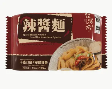 台灣味 辣醬麵 510g (2人份) Spicy Sliced Noodle 510g x 20