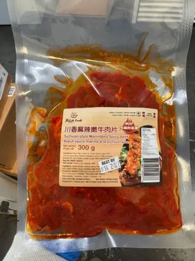 [4120017] 川香麻辣嫩牛肉片 Sichuan-style Marinated Spicy Beef 300g