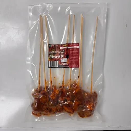 [4120004] 火鍋串串麻辣排骨串 Marinated Spicy Pork Ribs 250g