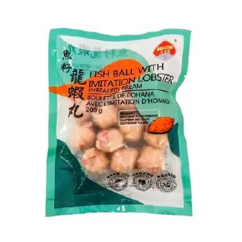 魚籽龍蝦丸 Threadfin Bream Fish Ball with Imitation Lobster 200g