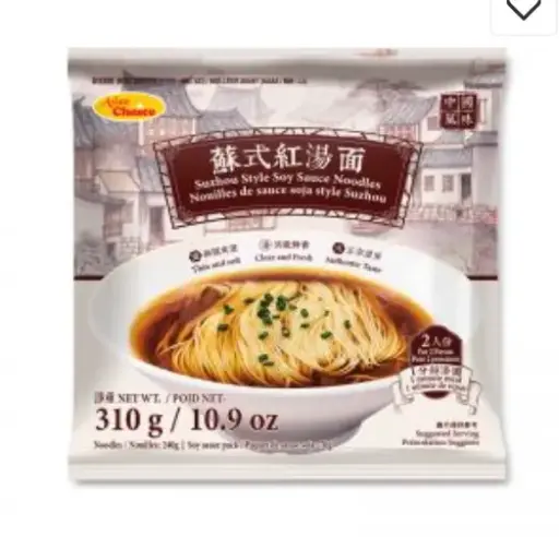 亞洲優選蘇式紅湯麵 310g (冷藏）x 20