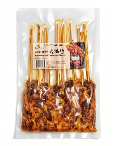 [4130035] 燒烤 - 秘製燒烤大油邊 Marinated Pork Diaphragm Skewers 250g