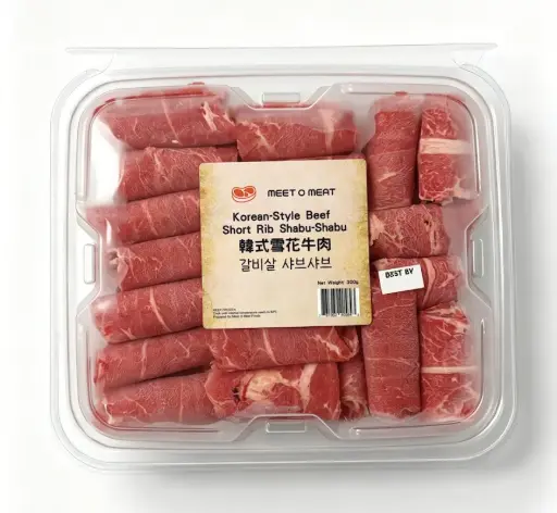[4110013] Galbi Beef Short Rib 韓式雪花牛肉卷 갈비살 샤브샤브 300g